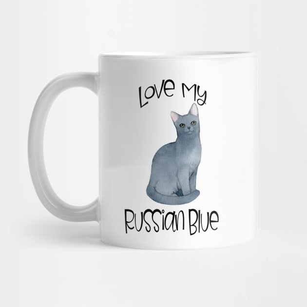 Love my Russian blue cat by artsytee